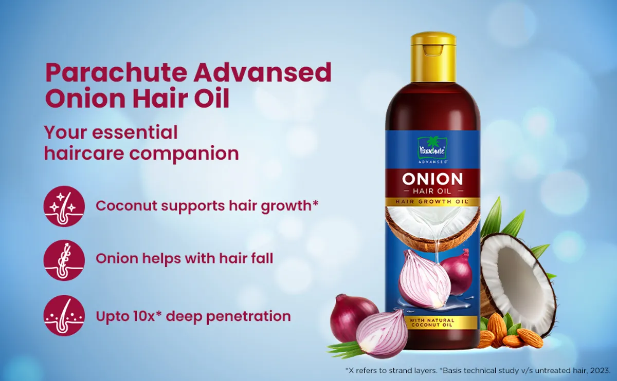 روغن پیاز برگ کاری پاراشوت